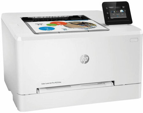 Принтер лазерный ЦВЕТНОЙ HP Color LaserJet M255dw А4, 21 стр./мин, 40000 стр./мес., ДУПЛЕКС, Wi-Fi, сетевая карта, 7KW64A