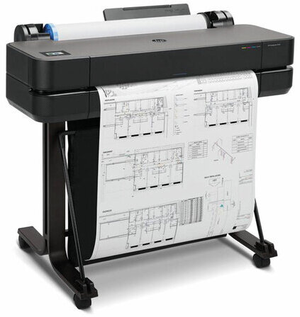 Плоттер HP DesignJet T630 24" A1, Wi-Fi, сетевая карта, с подставкой, 5HB09A