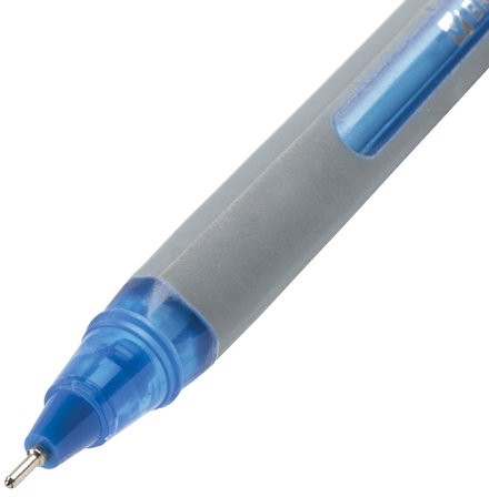 Ручка шариковая масляная BRAUBERG "Extra Glide Soft Grey", СИНЯЯ, узел 0,7 мм, линия письма 0,35 мм, 142929