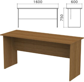 Стол письменный &quot;Канц&quot;, 1600х600х750 мм, цвет орех пирамидальный, СК20.9