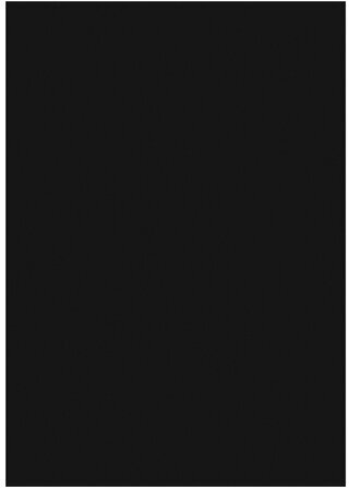 Пористая резина (фоамиран) для творчества, ЧЕРНАЯ, 50х70 см, 1 мм, ОСТРОВ СОКРОВИЩ, 661691