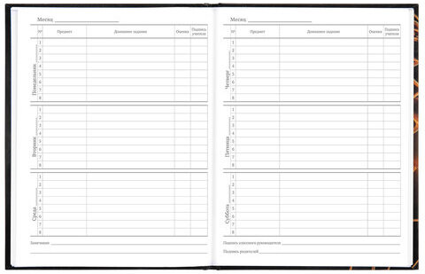 Дневник МП 1-11 класс 48 л., твердый, BRAUBERG, глянцевая ламинация, с подсказом, "Футбол", 106644