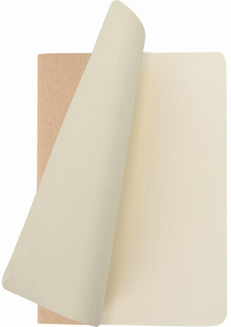 Тетрадь 60 л. в клетку обложка кожзам под лён, сшивка, B5 (179х250мм), БЕЖЕВЫЙ, BRAUBERG PASTEL, 403874