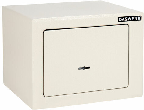 Сейф мебельный DASWERK SC-170KL (170х230х170 мм), ключевой замок, бежевый, 291339