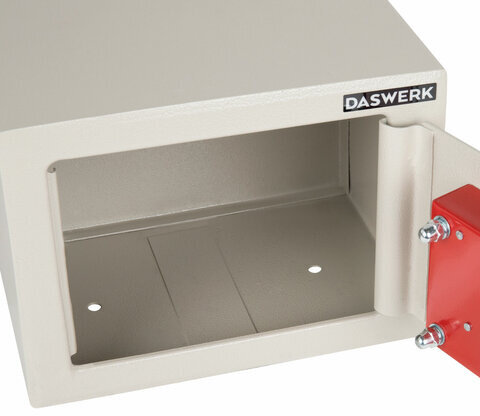 Сейф мебельный DASWERK SC-170KL (170х230х170 мм), ключевой замок, бежевый, 291339