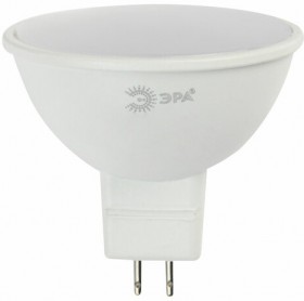 Лампа светодиодная ЭРА STD, 12 (110) Вт, цоколь GU5.3, софит, холодный белый свет, 35000 ч., LED MR1612W860GU5.3, Б0049075