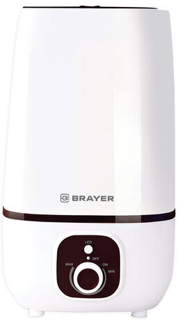 Увлажнитель BRAYER BR4700WH, объем бака 4 л, 25 Вт, арома-контейнер, белый
