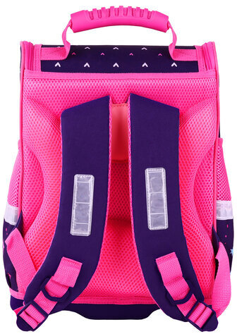 Ранец ЮНЛАНДИЯ WISE, 1 отделение, 3 кармана, устойчивое дно, "Little friends", 37x29х15 см, 271397