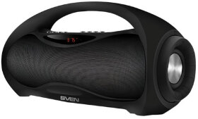 Колонка портативная SVEN PS-420, 2.0, 12 Вт, Bluetooth, FM-тюнер, micro SD, MP3-плеер, черная, SV-015220