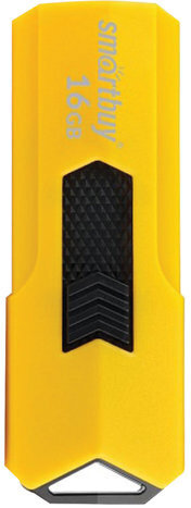 Флеш-диск 16 GB SMARTBUY Stream USB 2.0, желтый, SB16GBST-Y