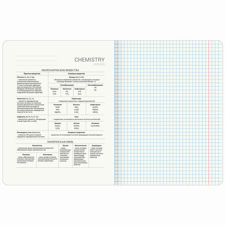 Тетрадь предметная "ANIME" 48 л., глянцевый УФ-лак, ХИМИЯ, клетка, BRAUBERG, 404543