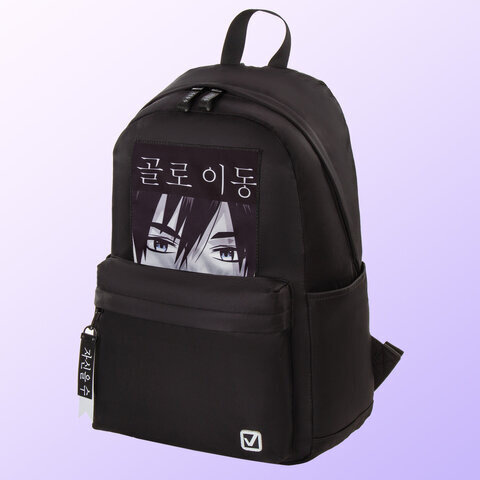 Рюкзак BRAUBERG FASHION CITY, универсальный, "View", черный, 44х31х16 см, 229964