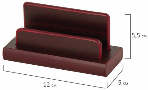 Набор настольный BESTAR "Platon" из дерева, 11 предметов, цвет "красное дерево", 236373