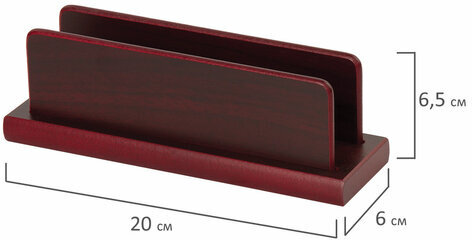 Набор настольный BESTAR "Platon" из дерева, 11 предметов, цвет "красное дерево", 236373