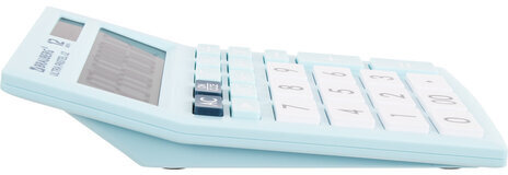 Калькулятор настольный BRAUBERG ULTRA PASTEL-12-LB (192x143 мм), 12 разрядов, двойное питание, ГОЛУБОЙ, 250502