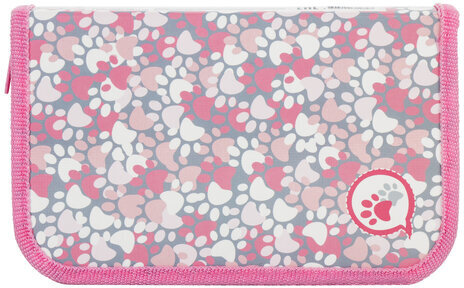 Пенал ПИФАГОР, 1 отделение, ламинированный картон, 19х11 см, Paws, 270161