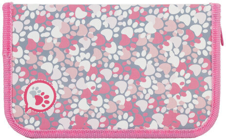 Пенал ПИФАГОР, 1 отделение, ламинированный картон, 19х11 см, Paws, 270161