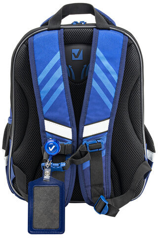 Ранец BRAUBERG QUADRO, 3 отделения, с брелком, "Rapid style", 37х28х18 см, 270603