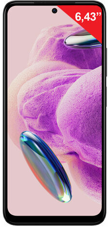 Смартфон XIAOMI Redmi Note 12S, 2 SIM, 6,43", 4G (LTE), 108+8+2 Мп, 8/256 ГБ, черный, MZB0E85RU