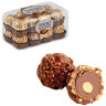 Конфеты FERRERO "Rocher", шоколадные, 200 г, пластиковая упаковка, 77070887