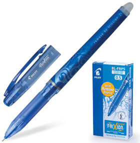 Ручка стираемая гелевая PILOT &quot;Frixion Point&quot;, СИНЯЯ, игольчатый узел 0,5 мм, линия письма 0,25 мм, BL-FRP-5