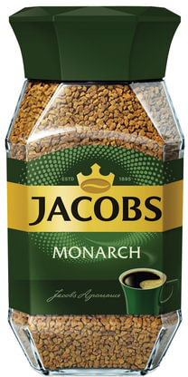 Кофе растворимый JACOBS &quot;Monarch&quot;, сублимированный, 95 г, стеклянная банка, 8051325