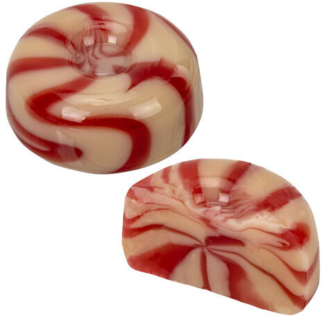 Карамель леденцовая КРЕМКА со вкусом клубники и сливок, 500 г, НК166