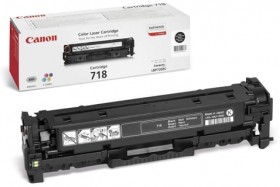 Картридж лазерный CANON (718BK) LBP7200Cdn/MF8330Cdn/MF8350Cdn, черный, ресурс 3400 страниц, оригинальный, 2662B002