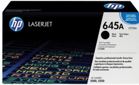 Картридж лазерный HP (C9730A) Color LaserJet 5500/5550, №645A, черный, оригинальный, ресурс 13000 страниц