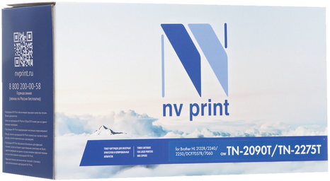 Картридж лазерный NV PRINT (NV-TN2090/TN2275) для BROTHER HL-2132R/2240/2250, ресурс 2500 страниц, NVTN2090/TN2275