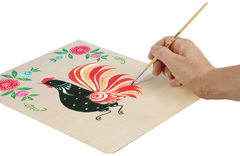 Кисть BRAUBERG, белка, круглая, № 2, 200179