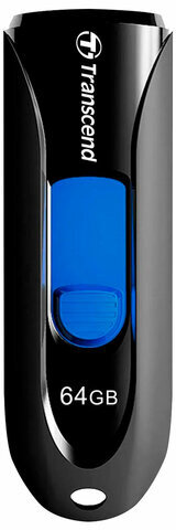 Флеш-диск 64 GB TRANSCEND JetFlash 790, USB 3.1, черный, TS64GJF790K