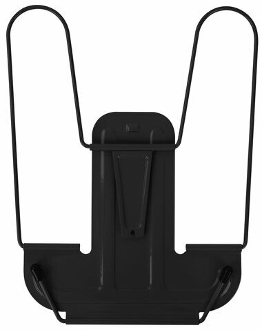 Подставка для книг и учебников BRAUBERG LINE+, металлическая, черная, европодвес, 238214