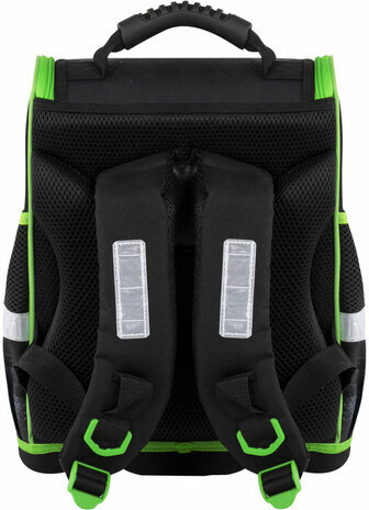 Ранец ЮНЛАНДИЯ WISE, 1 отделение, 3 кармана, устойчивое дно, "Crusher", 37x29х15 см, 271399