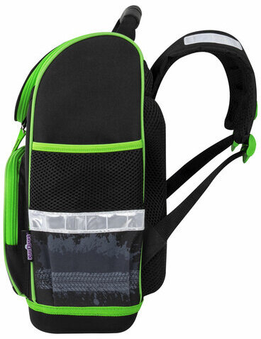 Ранец ЮНЛАНДИЯ WISE, 1 отделение, 3 кармана, устойчивое дно, "Crusher", 37x29х15 см, 271399