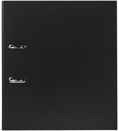 Папка-регистратор BRAUBERG с покрытием из ПВХ, 70 мм, черная (удвоенный срок службы), 220891