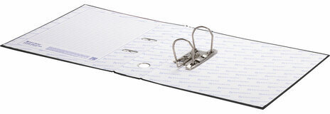 Папка-регистратор BRAUBERG с покрытием из ПВХ, 70 мм, черная (удвоенный срок службы), 220891