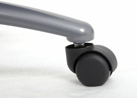 Кресло офисное BRABIX PREMIUM "Strong HD-009", НАГРУЗКА до 200 кг, экокожа черная, ткань серая, 531945