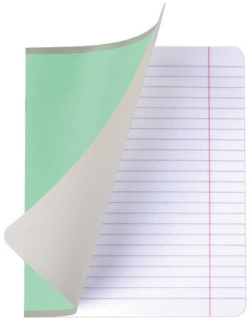 Тетрадь 12 л. ЮНЛАНДИЯ КЛАССИЧЕСКАЯ, линия, обложка картон, ЗЕЛЕНАЯ, 105644