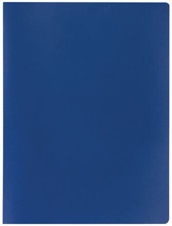Папка с металлическим скоросшивателем STAFF, синяя, до 100 листов, 0,5 мм, 229224