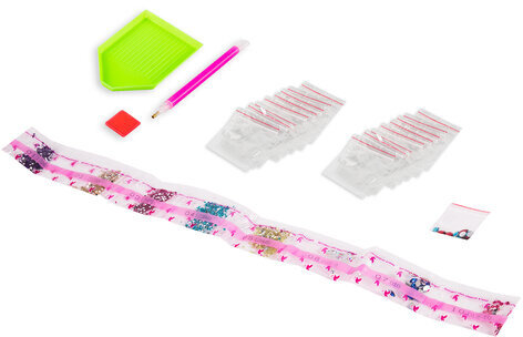 Картина стразами (алмазная мозаика) сияющая 30х30 см ОСТРОВ СОКРОВИЩ "Красочный полёт", без подрамника, 662444