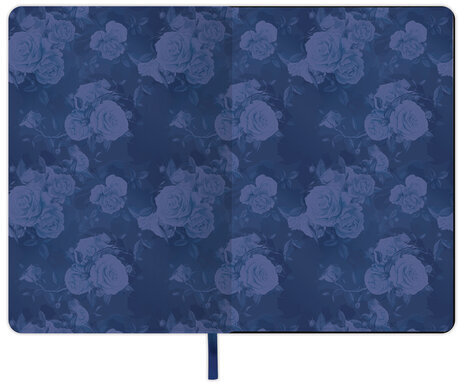 Блокнот А5 (143x210 мм), BRAUBERG VISTA "Rose", под кожу, твердый, срез фольга, 80 л., 112080