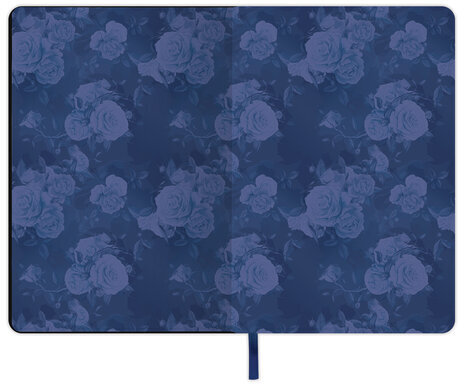 Блокнот А5 (143x210 мм), BRAUBERG VISTA "Rose", под кожу, твердый, срез фольга, 80 л., 112080