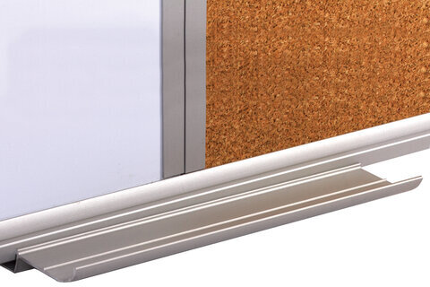 Доска комбинированная: магнитно-маркерная, пробковая для объявлений, 90х120 см, РОССИЯ, BRAUBERG, 236865