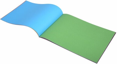 Цветная бумага А4 ТОНИРОВАННАЯ В МАССЕ, 48 листов 16 цветов, склейка, 80 г/м2, BRAUBERG, 113504