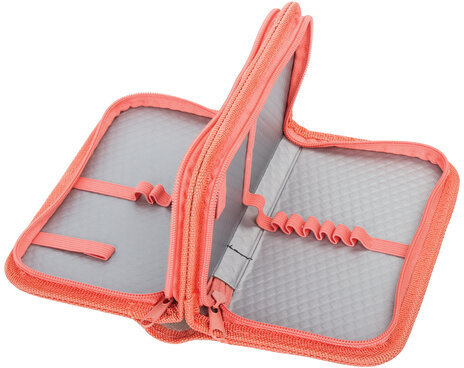 Пенал ПИФАГОР, 2 отделения, ламинированный картон, 19х11 см, "Tropical", 270168